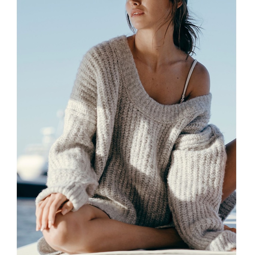 Free People Blue Bell sweater